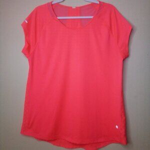 C9 Champion Shirt Women XXL Short Sleeve Active Athletic Peach Orange
